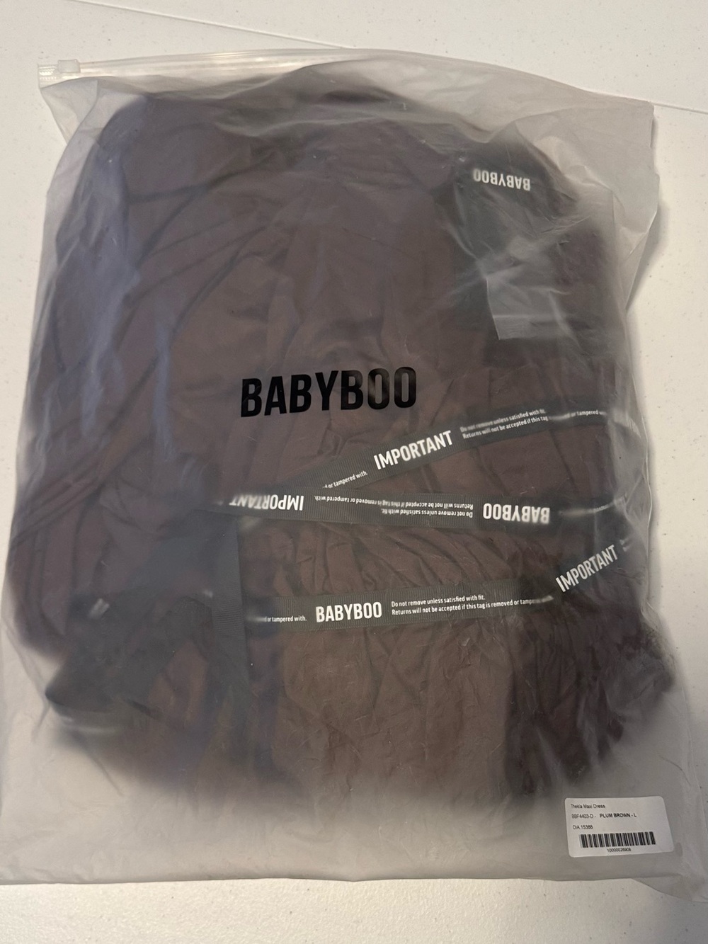Brown Halter Cutout Evening Dress - Babyboo - Picture 5 of 7